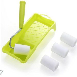 Pain Roller 2 Inch High Density Foam Roller with frame Tray Mini Paint Rollers